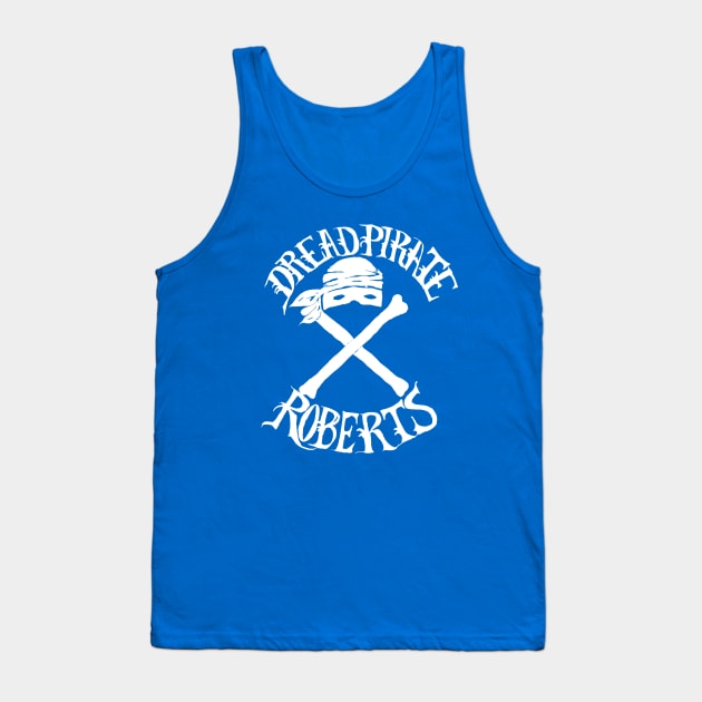 Dread Pirate in White Tank Top by RavensLanding